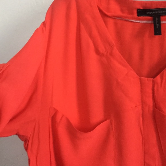 Coral Tshirt dress BCBG loose fitting comfortable - Picture 2 of 4